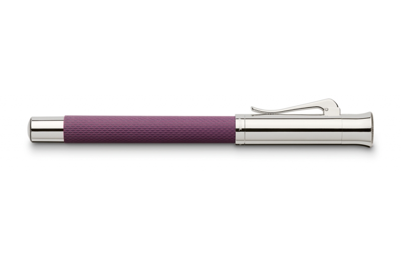 GRAF VON FABER CASTELL - Stylo-plume Guilloché violet - plume medium.