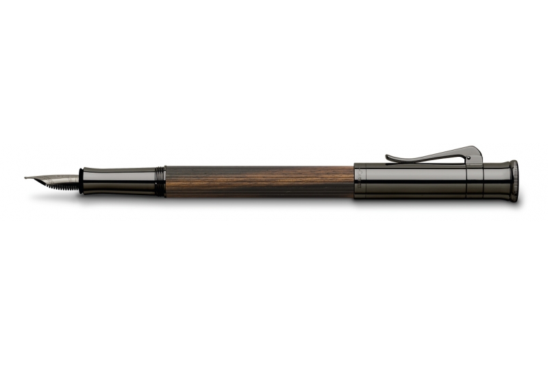 GRAF VON FABER CASTELL - Stylo-plume Classique Macassar Black Edition - plume medium.