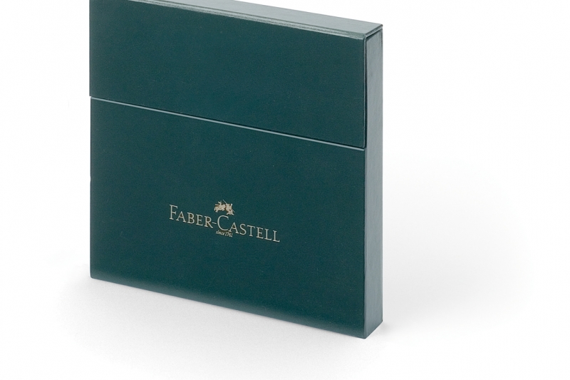 FABER CASTELL - Feutre PITT artist pen studio box simili cuir 12 pièces.