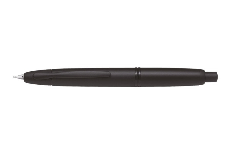 PILOT - Stylo-plume CAPLESS noir mat attribut rhodié - plume medium.