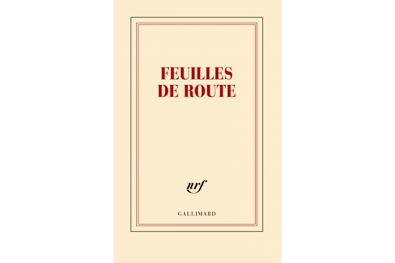 Carnet relié -  12 x 18,5 - 192 pages lignées - "FEUILLES DE ROUTE".