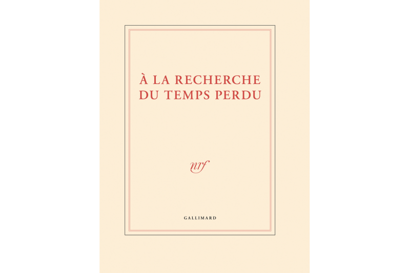 Carnet relié - 25 x 32,5 - 144 pages blanches - "A LA RECHERCHE DU TEMPS PERDU".