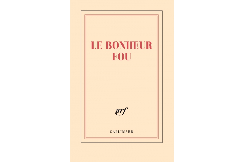 Carnet relié -  12 x 18,5 - 192 pages lignées - "LE BONHEUR FOU".