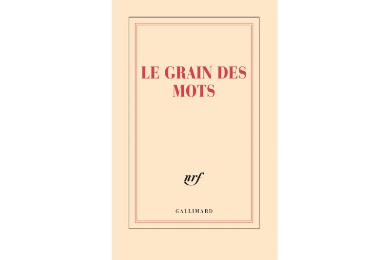 Carnet relié -  12 x 18,5 - 192 pages lignées - "LE GRAIN DES MOTS".