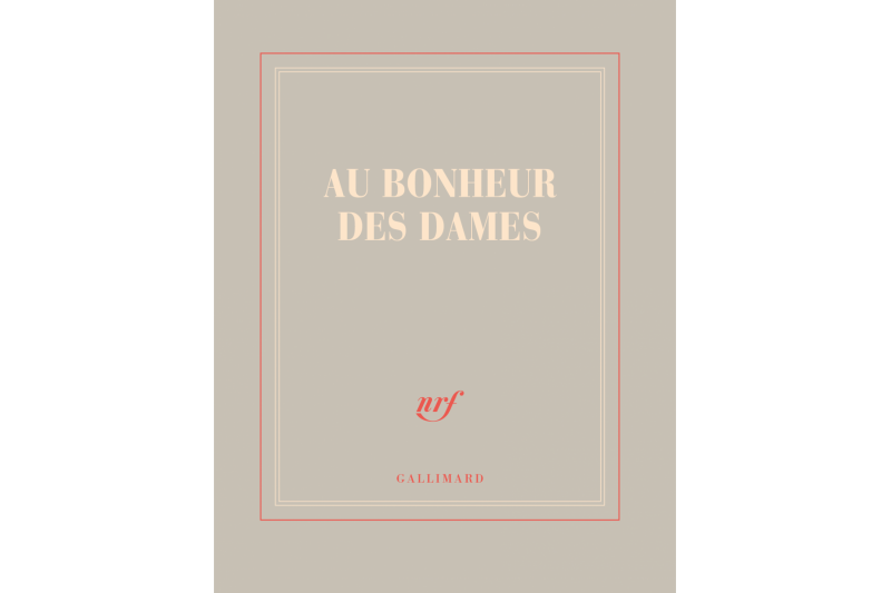 Carnet relié - 14 x 18 - 192 pages lignées - "AU BONHEUR DES DAMES".