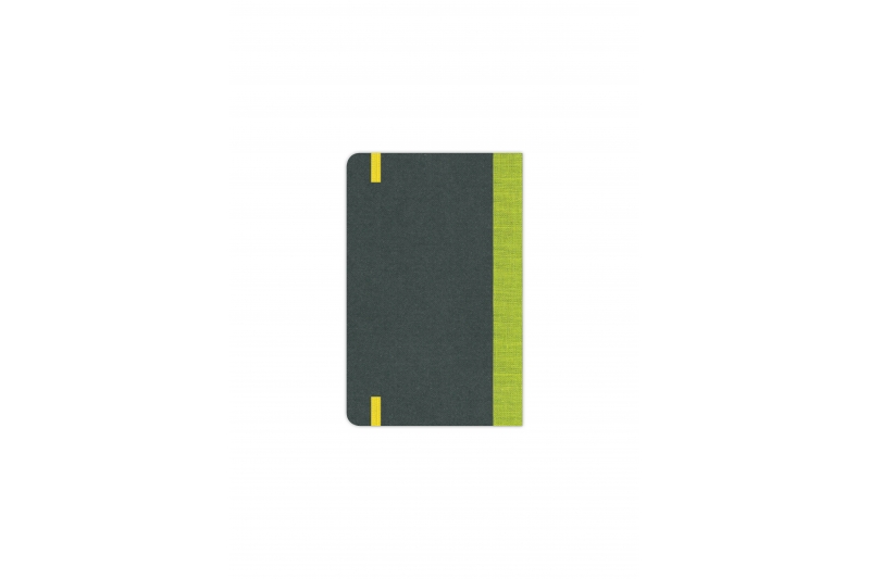 FLEXBOOK - Carnet  192 pages lignées - dos & élastique vert anis