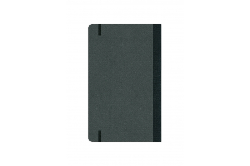 FLEXBOOK - Carnet  192 pages blanches - dos & élastique noir