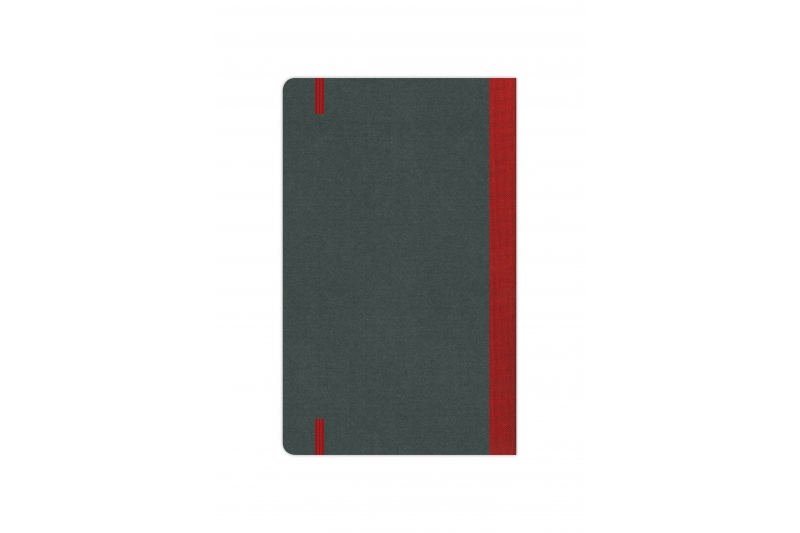 FLEXBOOK - Carnet  192 pages blanches - dos & élastique rouge