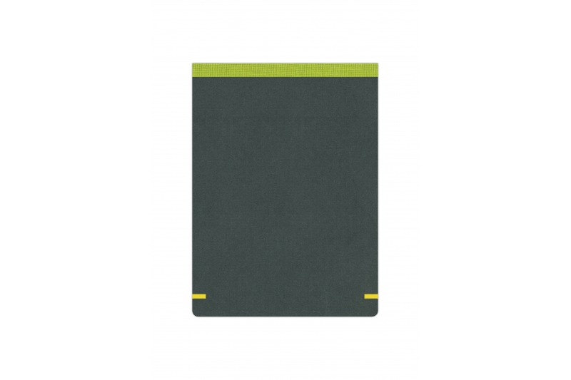 FLEXBOOK - Carnet  160 pages lignées et micro perforées - dos & élastique vert anis