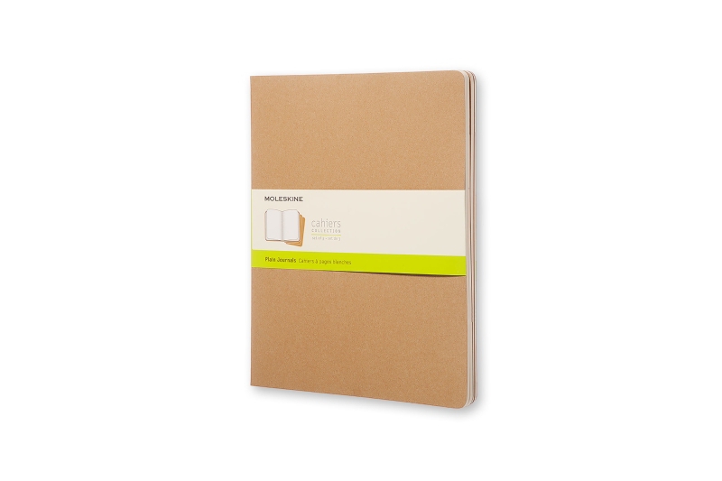 MOLESKINE - Carnet  120 pages blanches - kraft