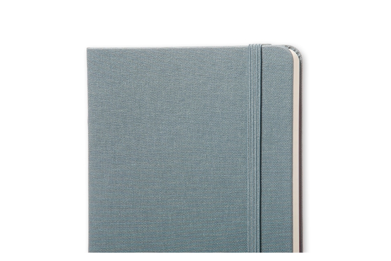MOLESKINE - Carnet  pages blanches & lignées - bleu de saxe