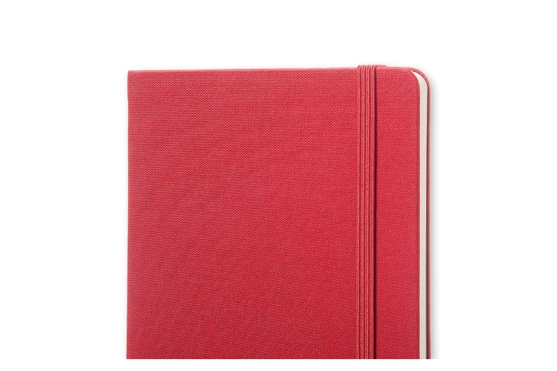 MOLESKINE - Carnet  pages blanches & lignées - rouge framboise