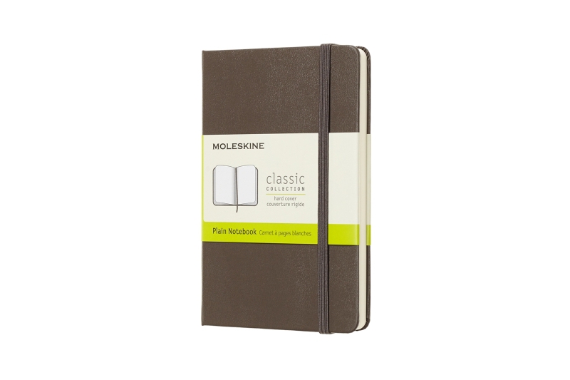 MOLESKINE - Carnet  240 pages blanches - terre d'ombre