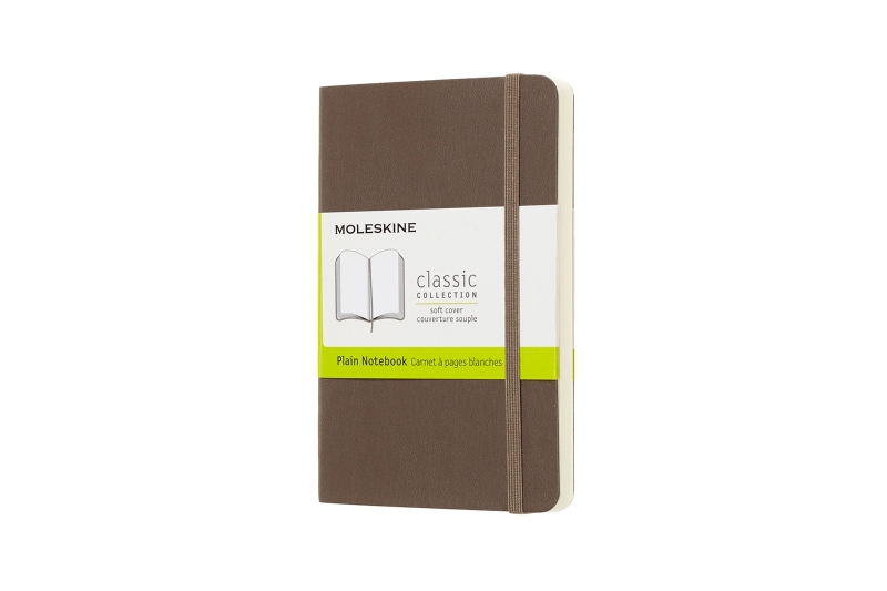 MOLESKINE - Carnet  192 pages blanches - terre d'ombre