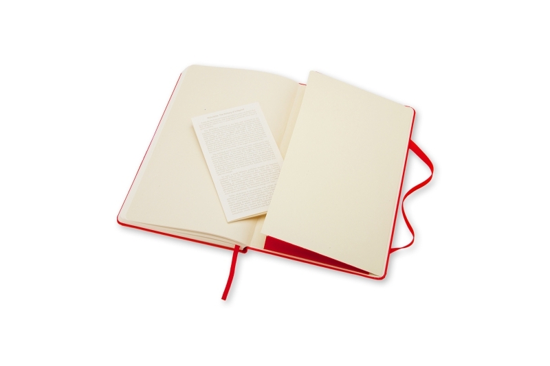 MOLESKINE - Carnet  192 pages blanches - rouge