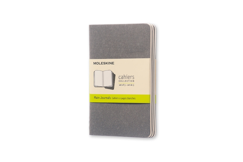 MOLESKINE - Carnet  64 pages blanches - gris silex