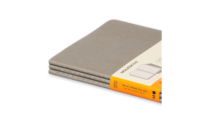 MOLESKINE - Carnet  80 pages lignées - gris silex