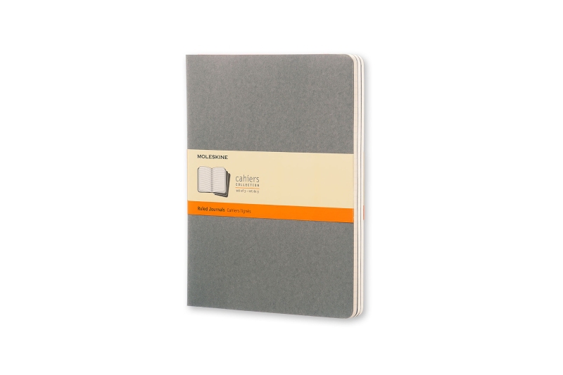 MOLESKINE - Carnet  120 pages lignées - gris silex