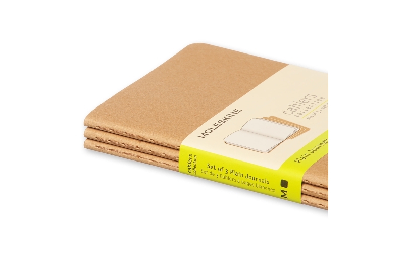 MOLESKINE - Carnet  64 pages blanches - kraft