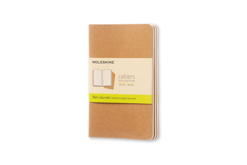 MOLESKINE - Carnet  64 pages blanches - kraft