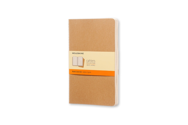MOLESKINE - Carnet  80 pages blanches - kraft