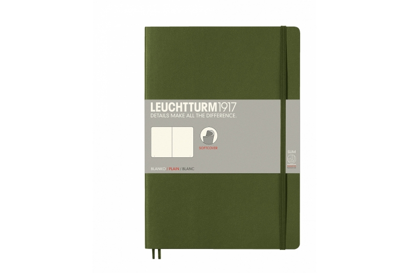 Carnet souple - 125 x 190 - 123 pages blanches - anthracite
