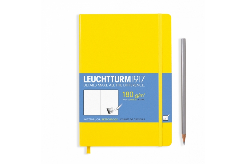 LEUCHTTURM - Carnet  96 pages en 180gr blanches - citron
