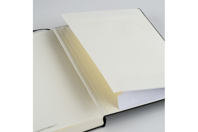 LEUCHTTURM - Carnet  249 pages lignées - bicolore anthracite & bleu ciel